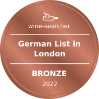 Bronze Medal from Wine-Searcher for Best German Wine List in London