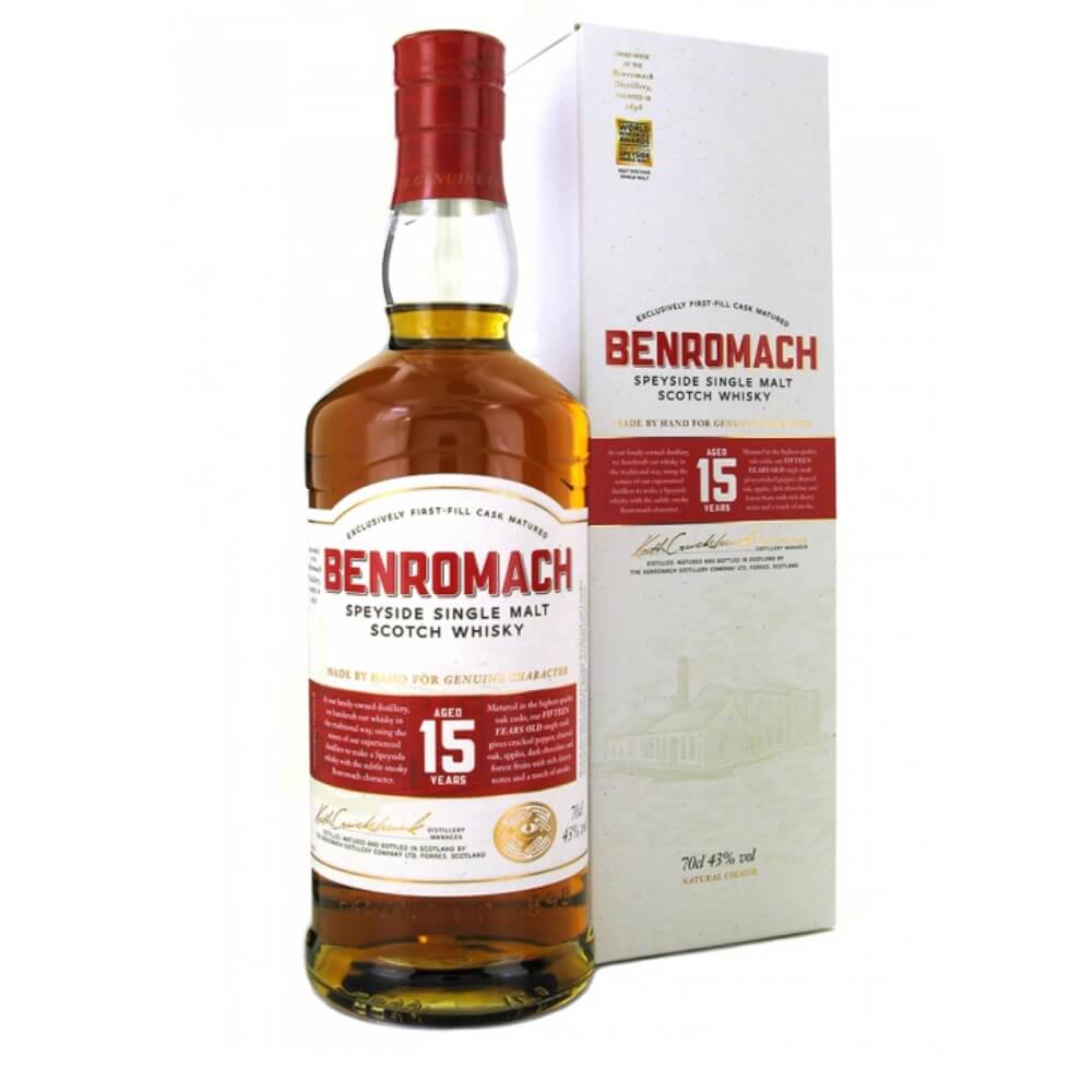 Benromach 15 Year Old 1st Fill Oak Cask, 43%, 70cl