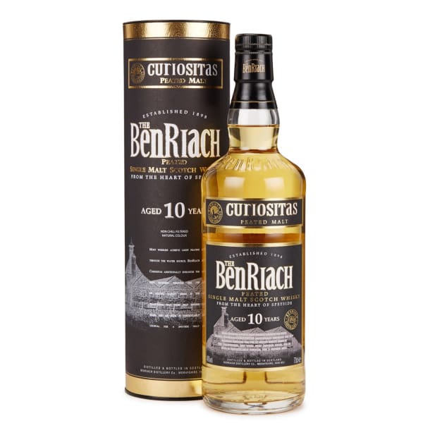 BenRiach Peated Curiositas 10 Year Old - Spirits