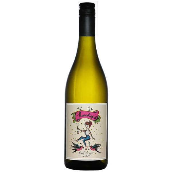 From Sunday Winemakers Luckys Pinot Grigio 2018 - Wine