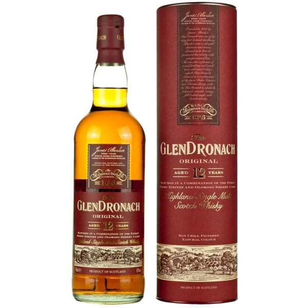 Glendronach - 12 Year Old Highland Single Malt - Spirits